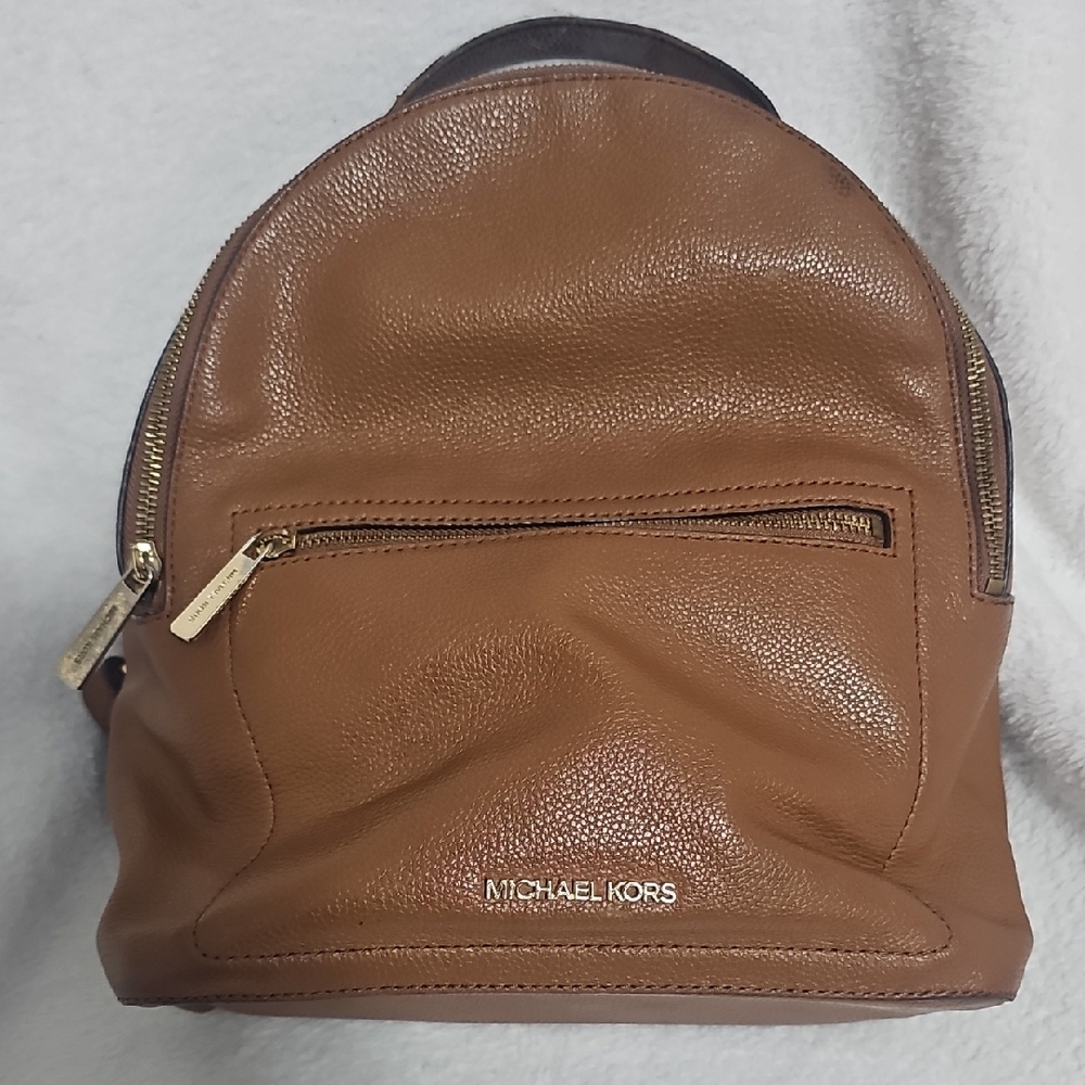 Michael Kors Tan Leather Men's Backpack